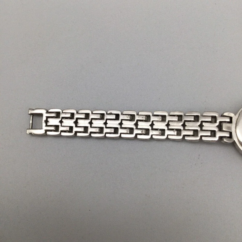 Vtg Guess Watch Women 20mm Silver Rose Gold Two Tone New Battery 6.75" - Picture 11 of 15